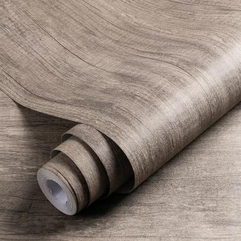 Thick Wood Grain Self-Adhesive Waterproof Wallpaper for Doors & Furniture Renovation