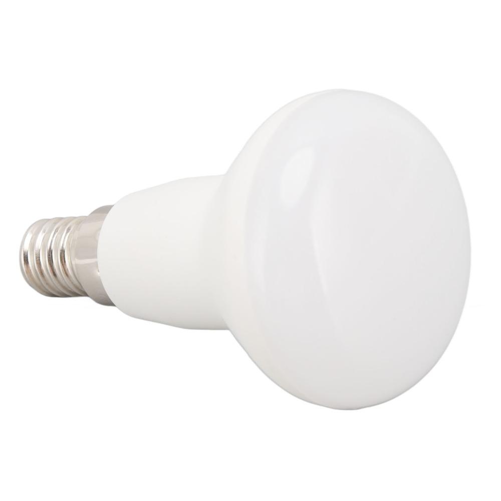 4 Pack R50 LED Light Bulbs E14 Base Mushroom Shape Lamps Energy Saving Long Neck LED Bulbs  Office