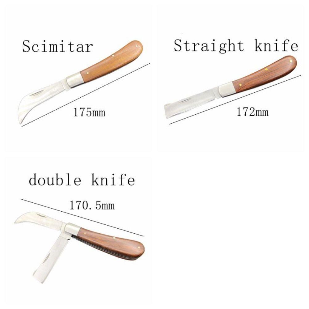 Professional Gardening Pruning Knife Sharp Single Open Knife Foldable Grafting Cutter Seedling