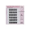 HERORANGE Self-Adhesive False Eyelashes: Stem-Free, Natural Curl, Ideal for Novices, Effortless Application
