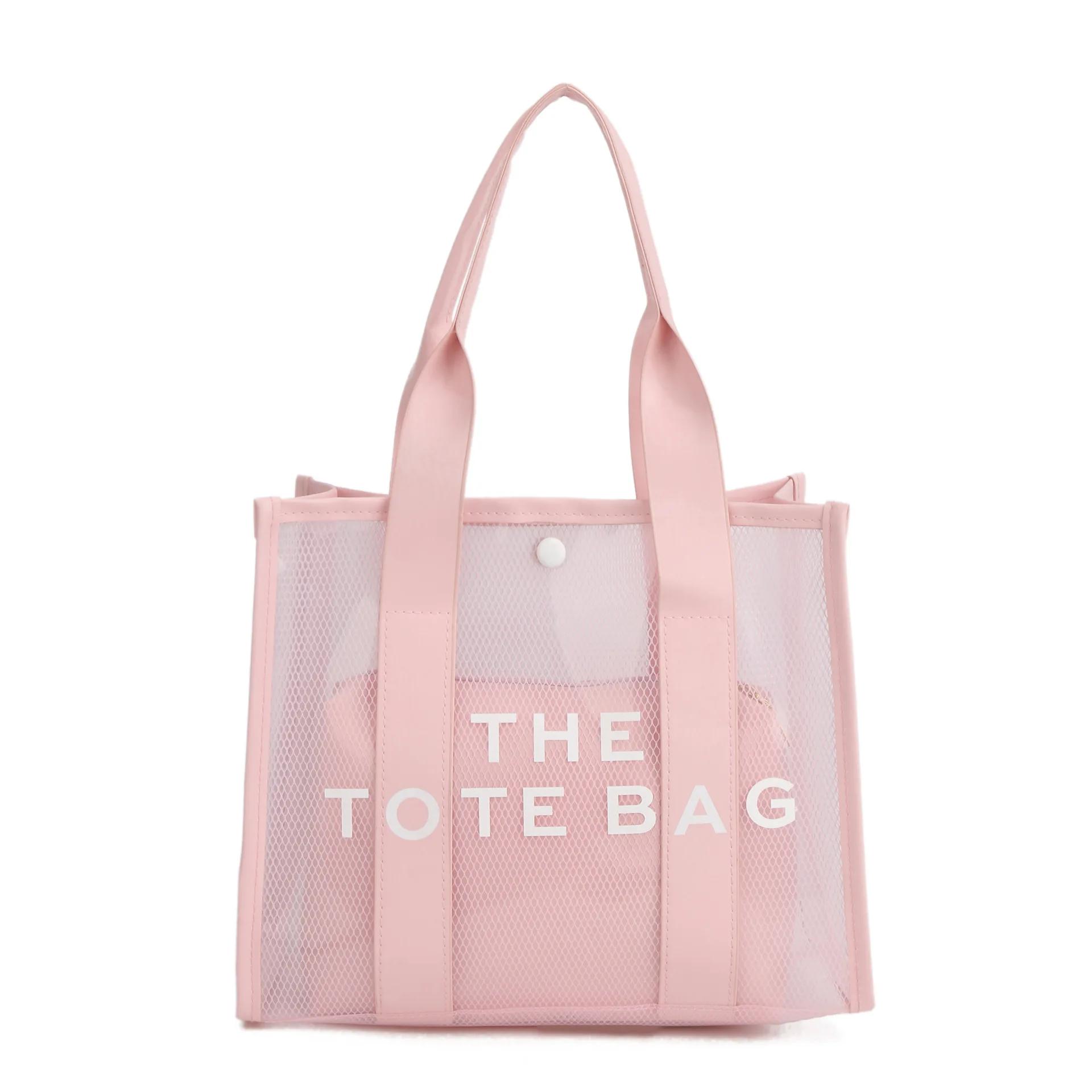 

TheTotebag Средняя сумка через плечо Кошелек Сумка-тоут ПВХ 33x28x12 розовый