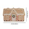Christmas House Welcome Doormat Cuttable Entrance Mat Rug Carpet Anti Dust Door Floor Tidy Pad Hallway Outdoor Home Decor