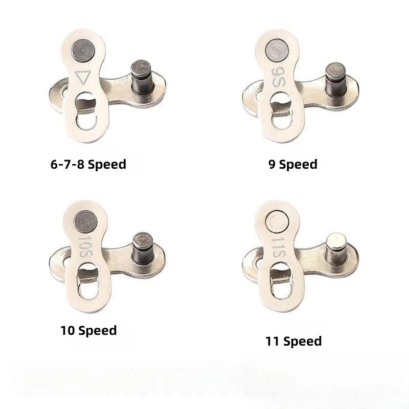 Bicycle Chain Master Link Chain Connector Quick - Release Link for 6/7/8/9/10/11/12 Speed Bicycles