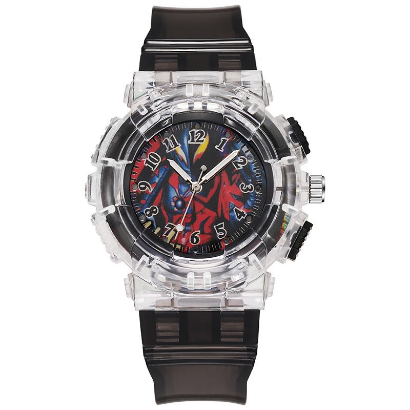 

Ультрамен светодиодные светящиеся часы детский мультфильм ученик начальной школы