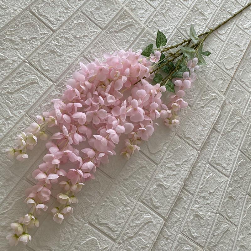 Artificial Silk Wisteria Flowers For Wedding Venue Wall And Ceiling Design Gift