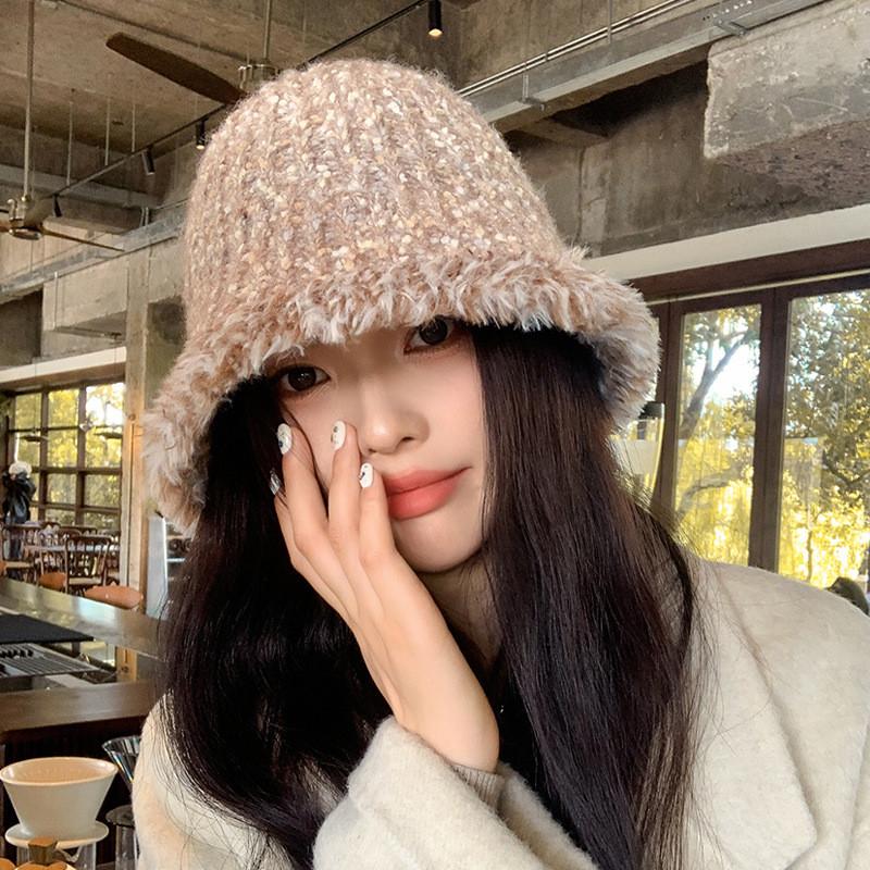 Korean Style Fleece Beanie With Soft Knit Fabric And Ear Coverage Style A