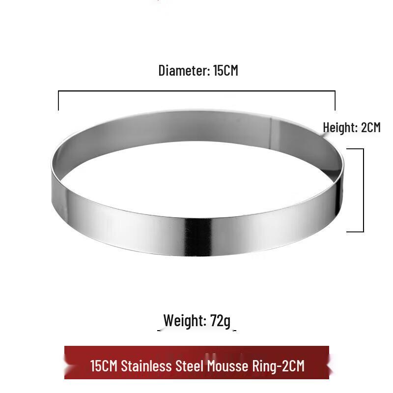 Stainless Steel Round Baking & Frying Mold