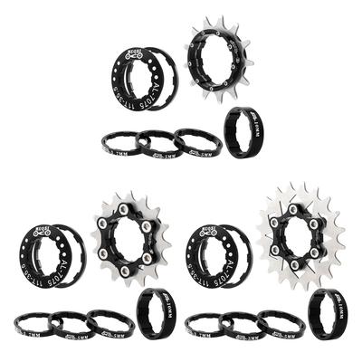 MTB Bicycle Cassette Freewheel Single Speed Metal Mountain Bike Flywheel Sprocket Conversion Cycling Accessories