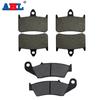 Motorradteile Vorder- und Hinterradbremsbeläge Satz Für Honda VFR400 VFR 400 R3K R3L R3M R3N NC30 1989-1992 Metall- und Messinglegierungen