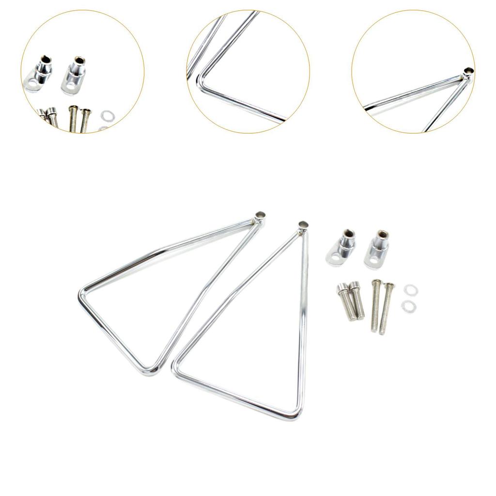 Saddlebag Support Bracket Motorcycle Modification Metal Protection Bracket Easy To Install Swing Arm Pocket Side Pocket Holder
