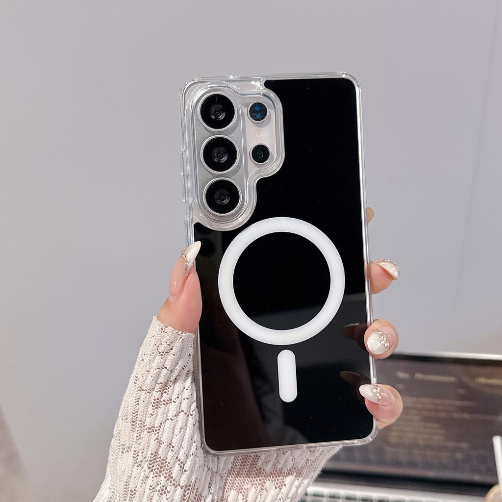 Acrylic Magnetic Phone Case for Samsung Galaxy S26 S2 S24 S23 S22 Ultra Plus FE A7 A6 A A37 A36 A17 A16 A07 06 Cover