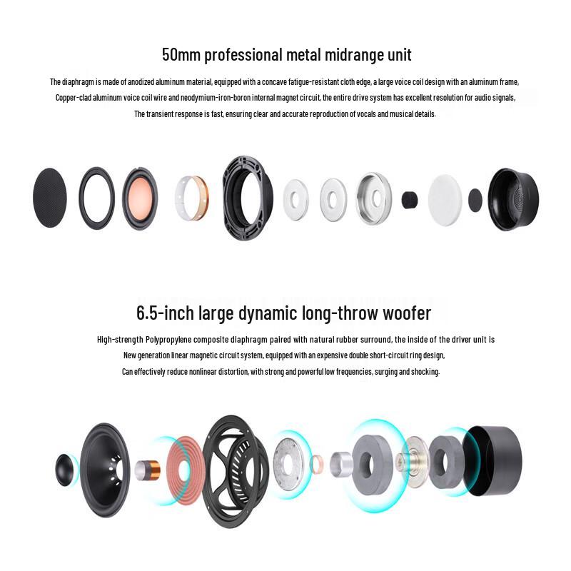 HiVi M300MKII 2.0 Channel Active HIFI Bookshelf Speakers (CN Version)
