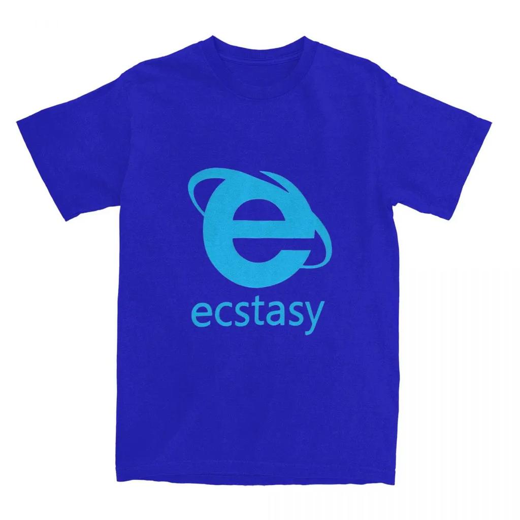 Herren Ecstasy T-Shirts Beliebtes Logo 100% Baumwolle Kleidung Strand Straßenstil Kurzarm T-Shirt Rundhals Neuheit Lässiges T-Shirt