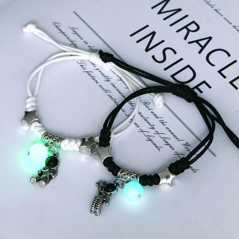 Luminous Friendship Bracelet - Trendy Korean Style for Students & Couples