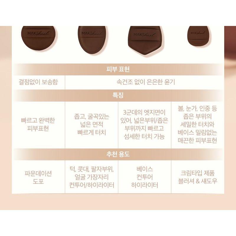 MAKEheal - Mini Pang Pang Puff Set