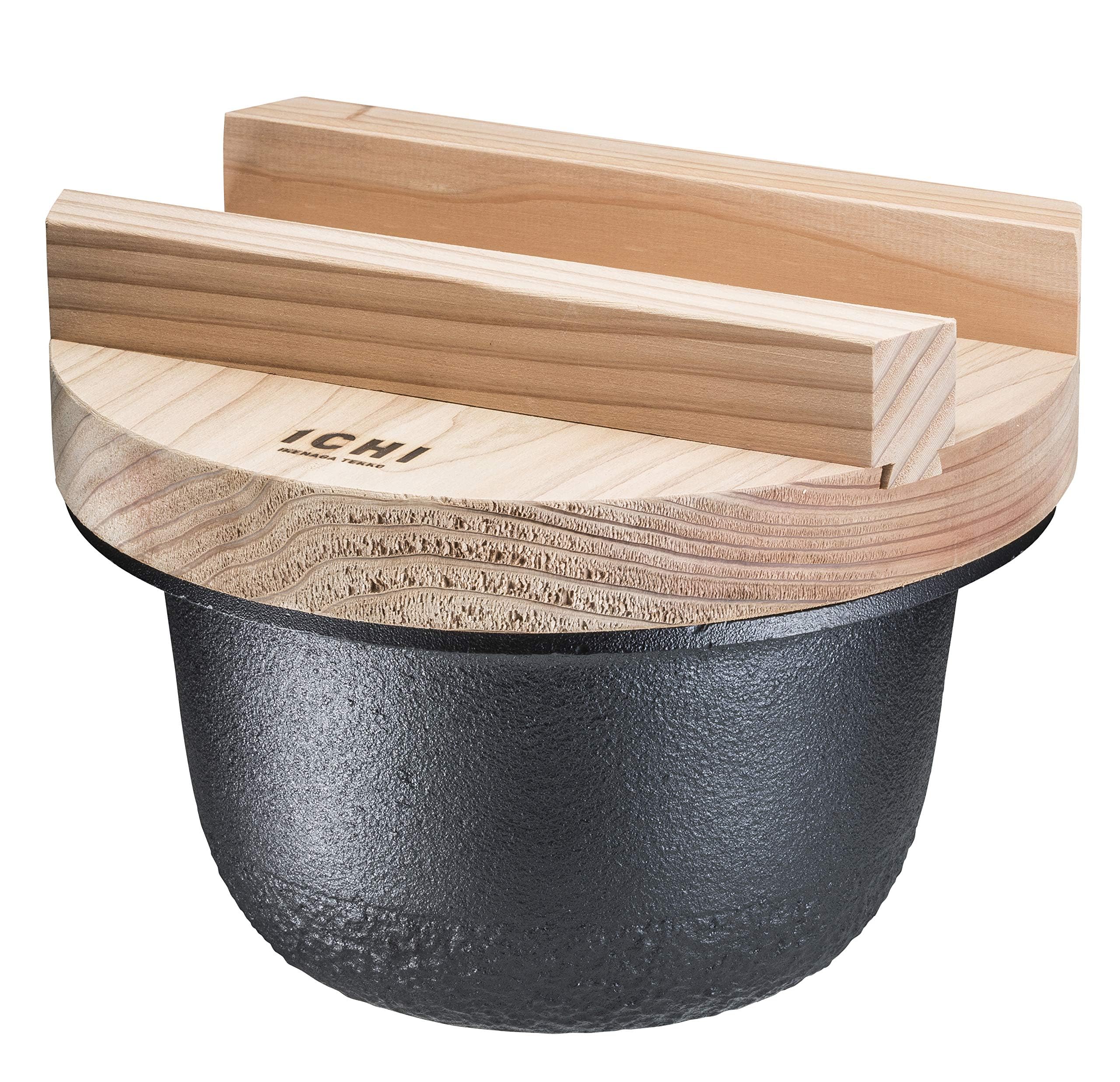 

Ikenaga Iron Works 1-канальная чугунная рисоварка, вместимость 2 чашки, подходит для индукционных плит