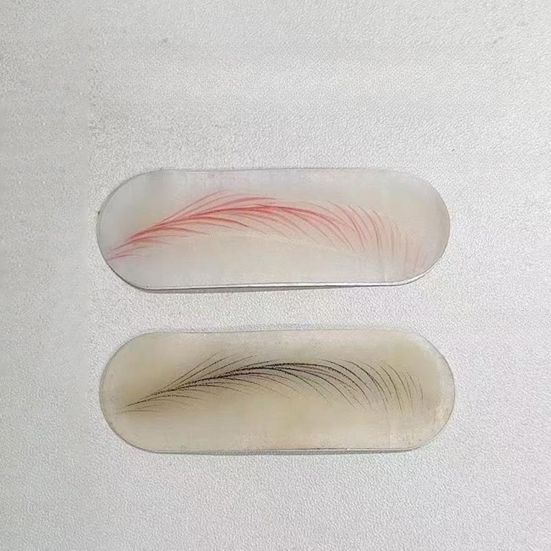 1/5/10Pcs Tattoo Real Operation Transfer Sticker Skin Eyebrow Line Practice Permanent Silicone Tattoo Training Supply