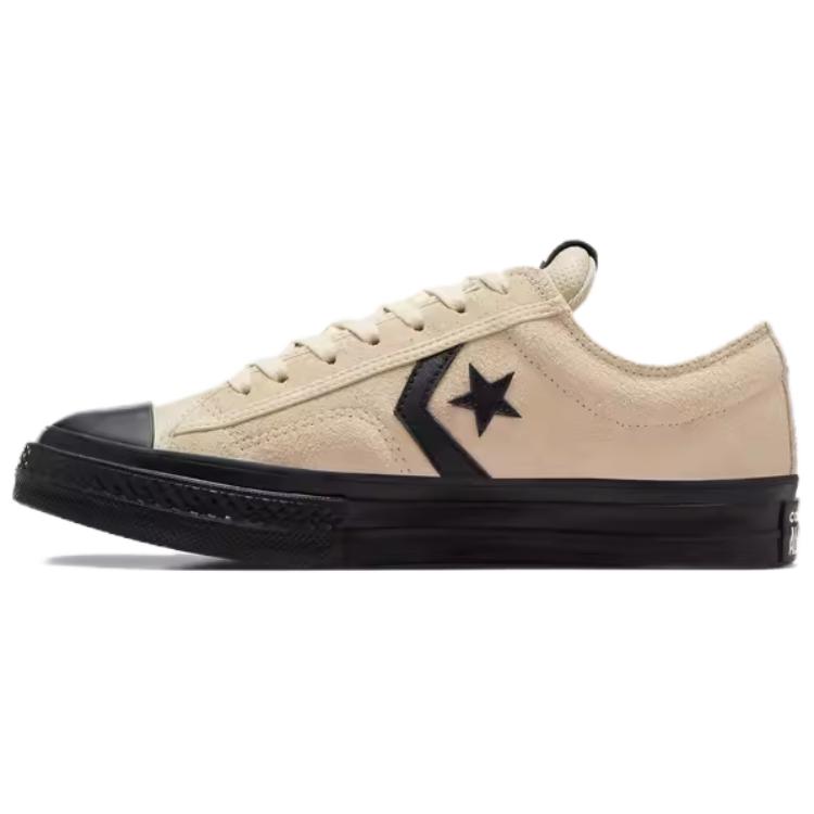 

New Converse Star Player 76 Non slip Lightweight Low Top Skateboard Shoes Unisex Beige Black A11606C 42.5