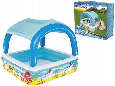 Inflatable Pool 140 X 140 X 114 With Roof #52192
