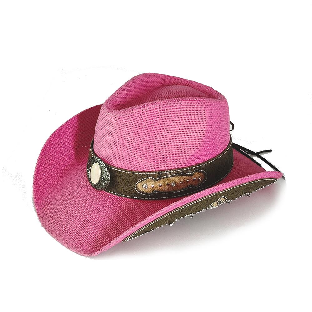 

Retro Patches Straw Hat for Women Men Curled Edge Vintage Western Cowboy Hat Summer Beach Sun Hat Sombrero Hombre 56-58CM