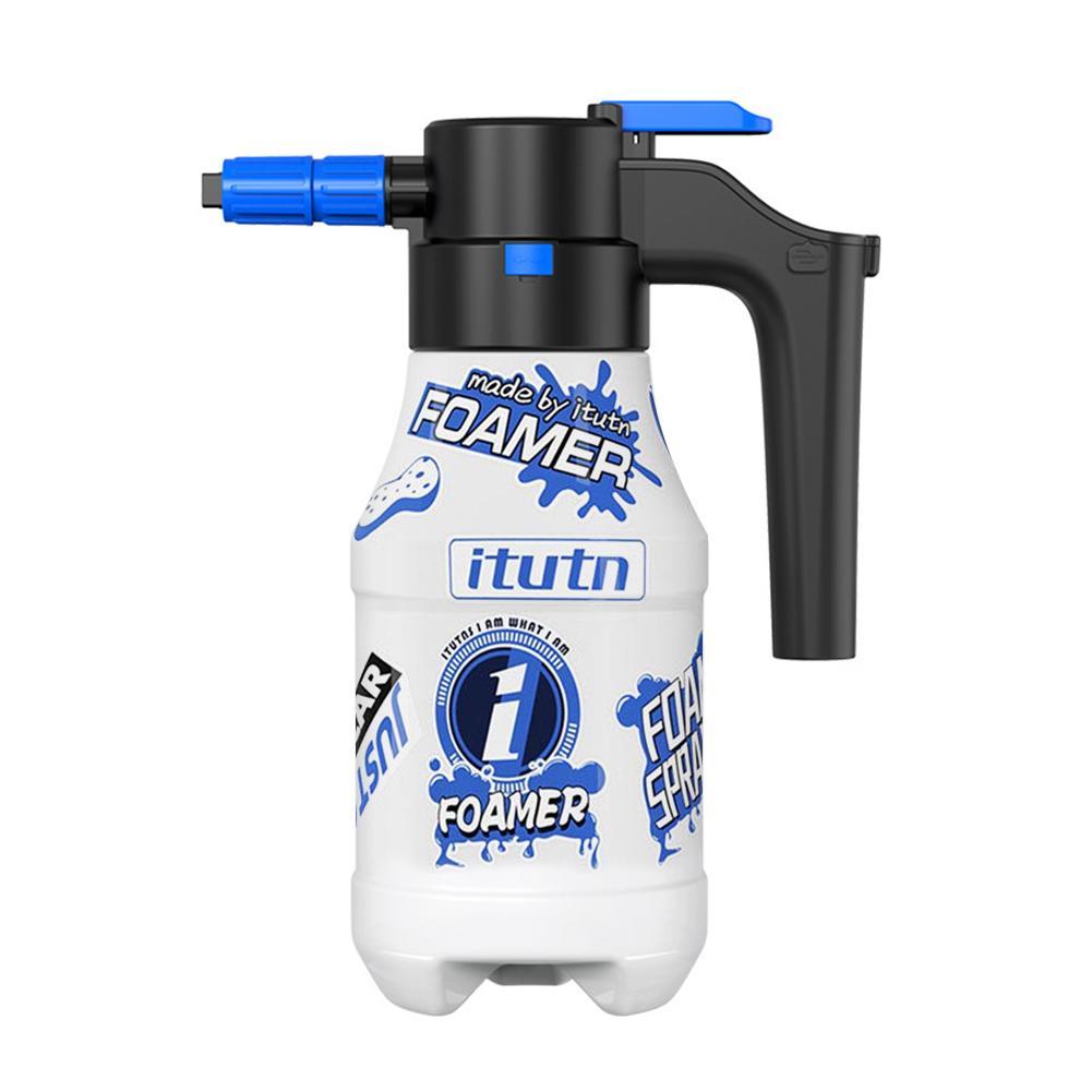 1.5L Electric Foam Sprayer Foaming Pump Sprayer Car Blaster Sprayer Wash USB Can Watering Rechargeable Water Snow Foam Home