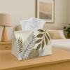 1pc Scandinavian Modern Nordic Fern Leaf Tissue Holder - Minimalist Napkin Organizer Suitable for Tissue Rolls/Sheets, Space-Saving Decorative Holder 