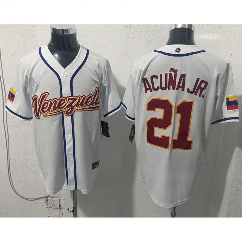 2026 World Cup Venezuela Baseball Jersey Men Women Team Sports Uniform
