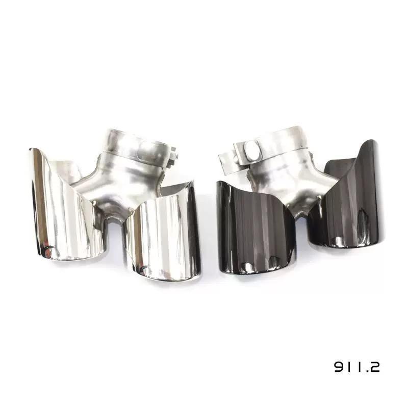 Stainless Steel Muffler Upgrade for 2016-2019 Porsche 911.2 Exhaust Tailpipe and Tip