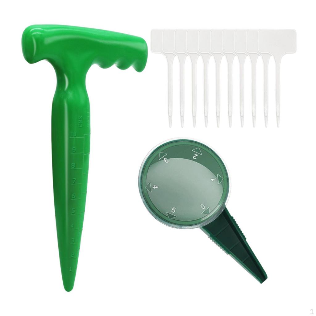 Sowing Seed Dispenser Set Adjustable Spreader Easy To Use Garden Supplies Practical Soil Digger