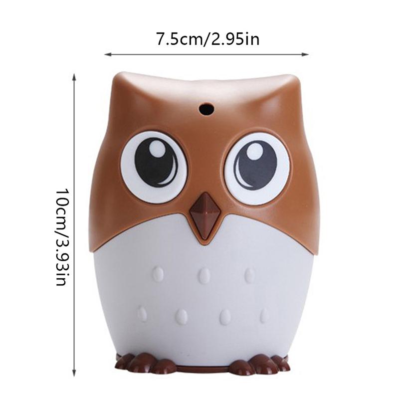 Cute Cartoon Owl Toothpick Holder Desktop Automatic Toothpick Dispenser Tooth Pick Container Family Bar Accessories