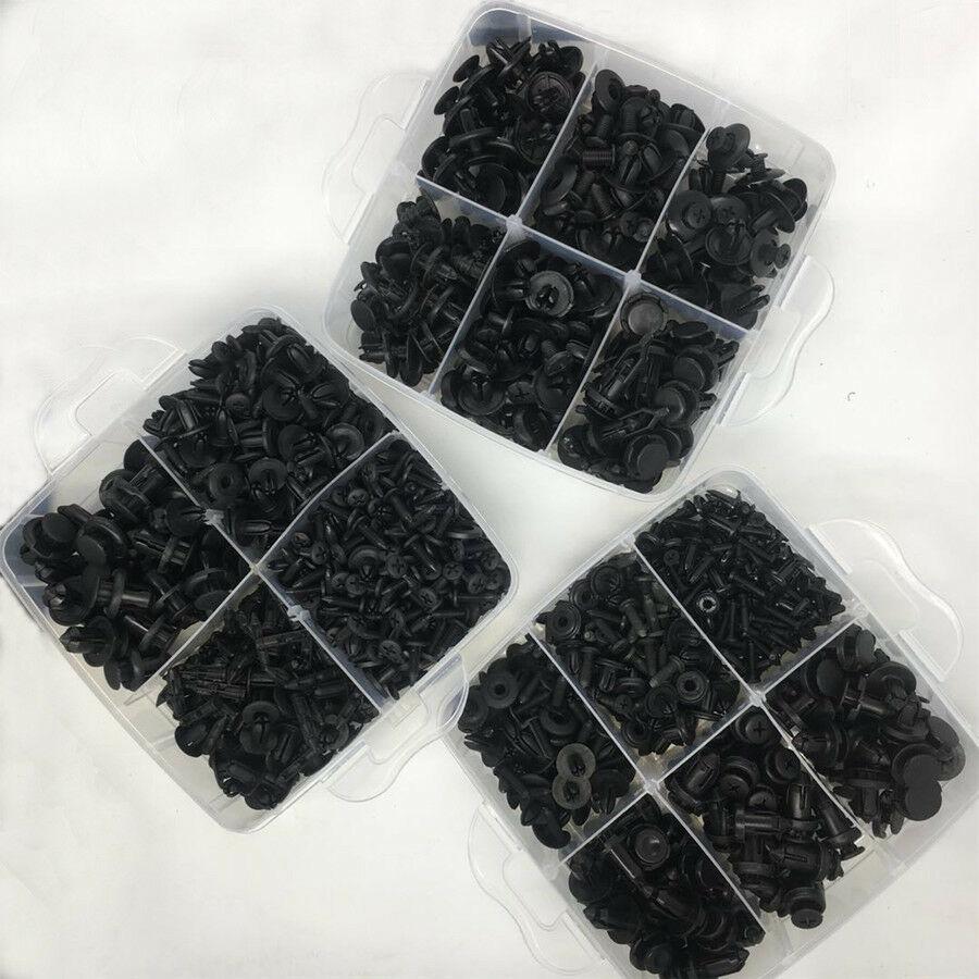 16 Popular Sizes 620 Pcs Car Retainer Clips Plastic Fasteners Kit Push Pin Rivet