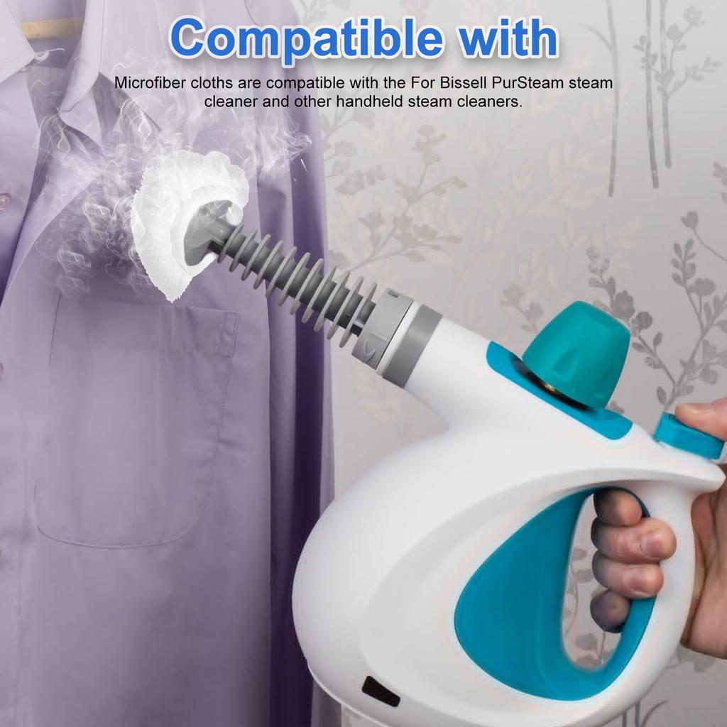 16Pcs Steam Mop Covers Microfiber Replacement Mop Heads Versatile Reusable Home Clean Steam Cloths Accessories