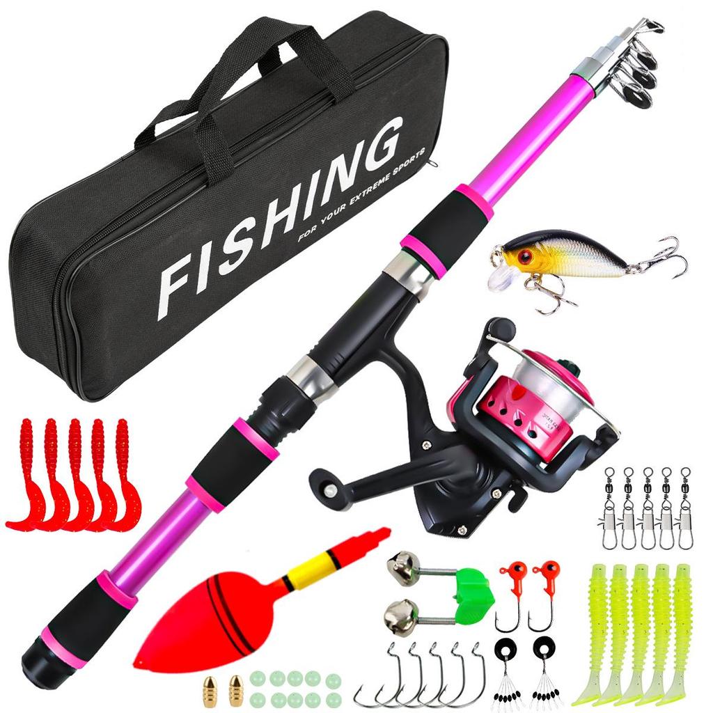 1.8m Children's Fishing Rod Set: Ultra Short Rod and Reel, Hot Cross-border Deal