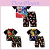 Nba Soccer Star Cr7 Print Kids Summer Cotton Tshirt And Shorts Set With Soft Fabric For Boys And Girls