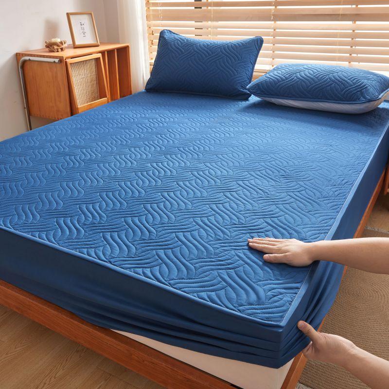 

Ультразвуковой водонепроницаемый стеганый наматрасник, универсальная простыня с защитой от клещей, наволочка в комплект не входит 90x190x28cm