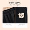 MOMOCO Girls' Little Bear Knitted Winter Sweatpants