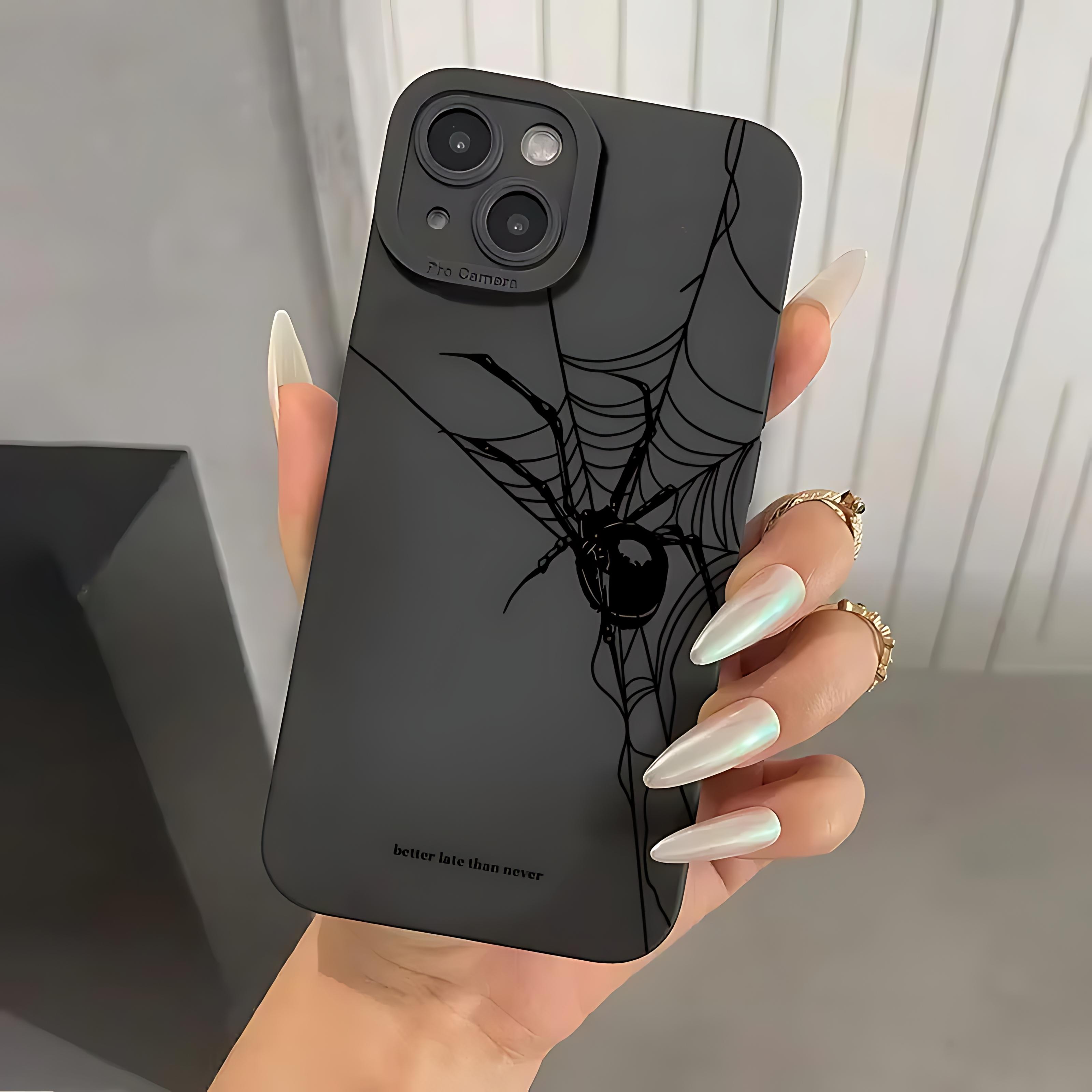 

Halloween Black Spider Web Phone Case For Samsung Galaxy S26 S25 S24 S23 S22 S21 S20 Note20 Edge FE Plus Ultra 4G 5G Soft Cover Samsung S20