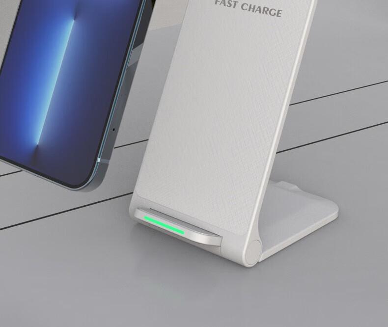 Foldable 15W Fast Wireless Charging Stand for Apple & Huawei Phones