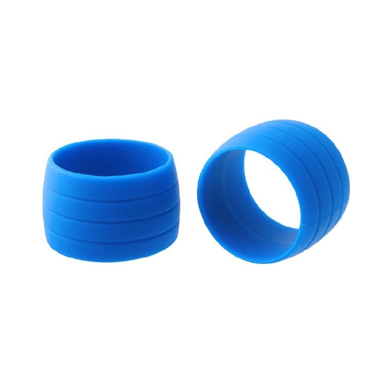 2Pcs Bike Handlebars Strap Tape Fixing Silicone Rings Elastics Strap Fixing Rings Tape Plug Bike Handle Grip Wrap Plug