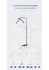 24-inch Half-Moon Beauty Lamp for Salon: Ideal for Face, Embroidery Tattoo, Eyelash Extensions, and Nail Art.