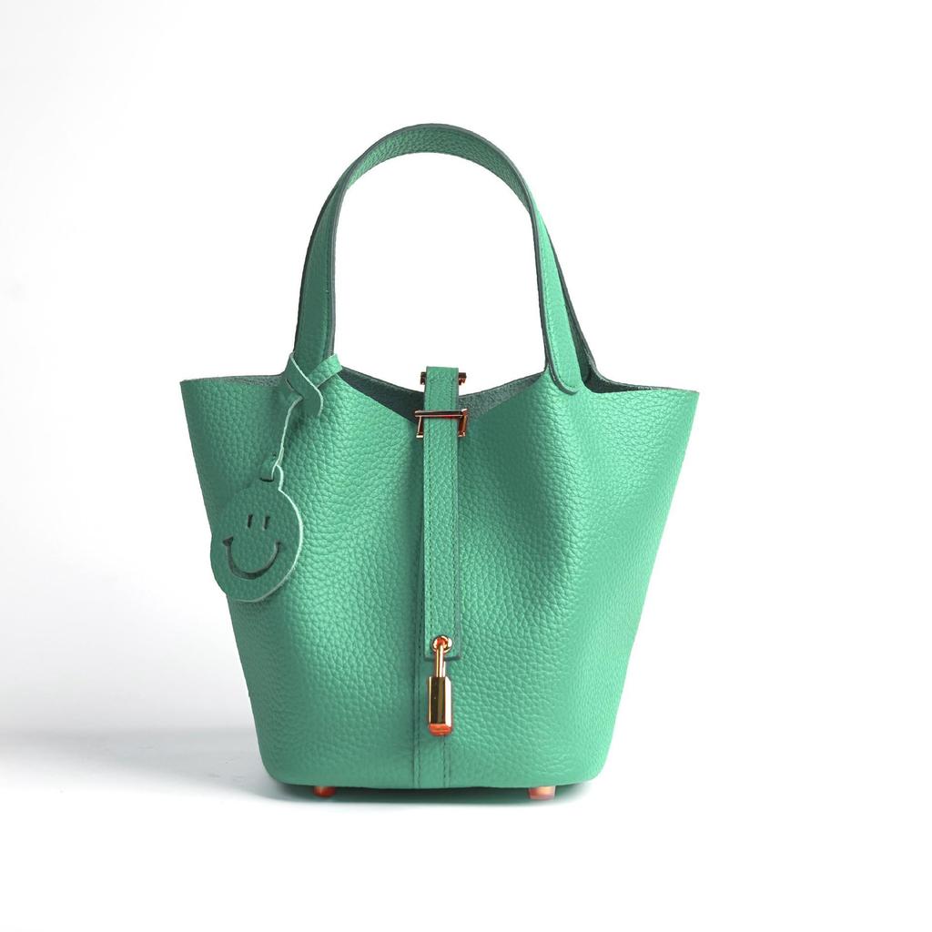 Kadın Yaz 2025 TOGO Dana Derisi Kova Tote Çanta