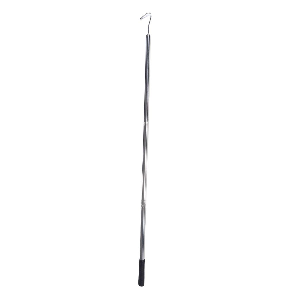 Attic Pull Down Hook System Aluminum Stainless Steel Up to 53.1 Inch Attic Ladder Pull Down Extension Rod Replacement