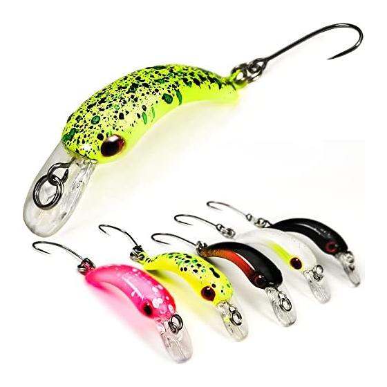 Lure Set Vmsixvm Fishing Tackle Set Managed Fishing Spot Mountain Stream Lure Trout Spoon Lure Crankbait Sinking Minnow Swivel Snap Spinner Lure