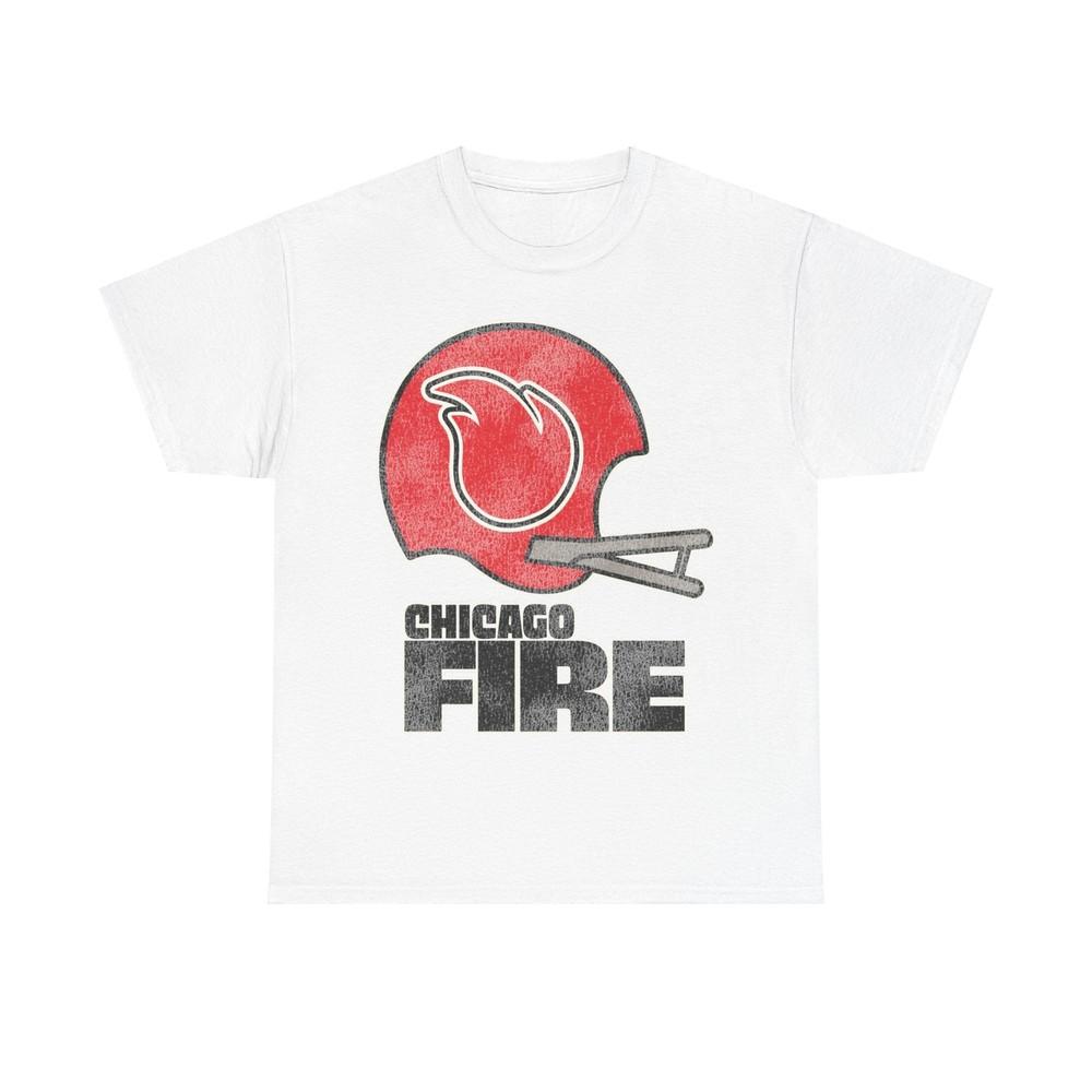 

Chicago Fire Retro Nostalgic Football T-shirt Unisex T-Shirt XXXXL