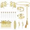 Hair Accessories Fashion Personality Gold Leaf Pearl Headband