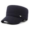 Winter Men's Hat Velvet Thick Ear Protection Wool Flat Cap Middle-Aged Outdoor Warm Cotton Hat