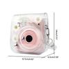 for Mini 11 Crystal Transparent Protective for Case Cover Bag Instant Camera Bag for Shell with Strap Replacement