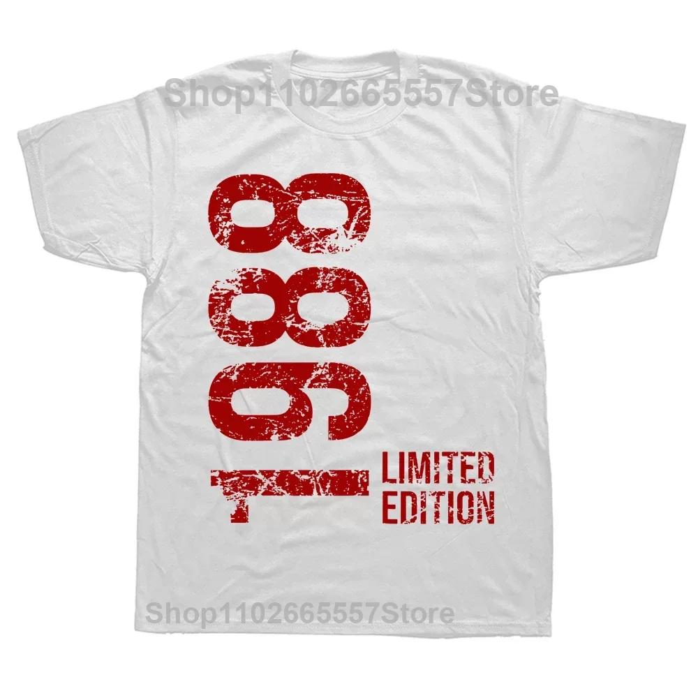36th Birthday 36 Years Man Woman Retro Vintage 1988 Gift Tee Tops Round Neck Fashion Tshirt Clothing Casual Basic T-shirts