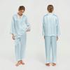 [Customized] Mulberry silk pajamas women's summer long-sleeved trousers set 100% silk pajamas women's loungewear