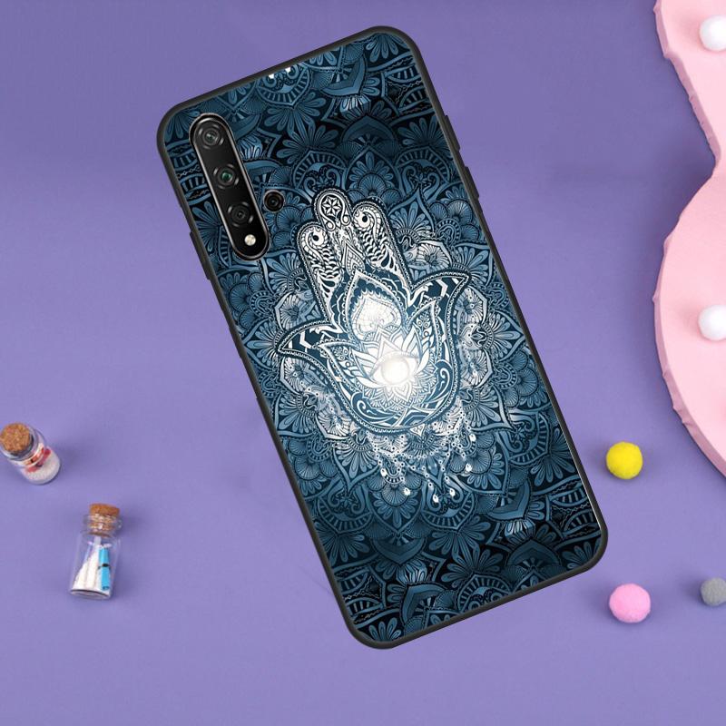 Hamsa Hand of Fatima For Huawei Nova 11i 12i 8i 7i 3i 9 10 SE Y60 Y61 Y70 Y72 Y73 Y90 Y91 P20 P30 P40 Lite Case